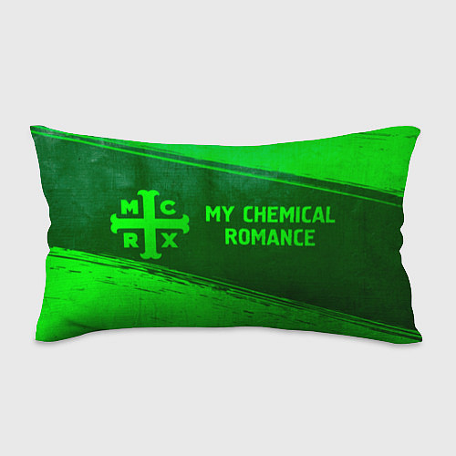 Подушка-антистресс My Chemical Romance - green gradient по-горизонтал / 3D-принт – фото 1