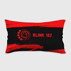 Подушка-антистресс Blink 182 - red gradient по-горизонтали, цвет: 3D-принт