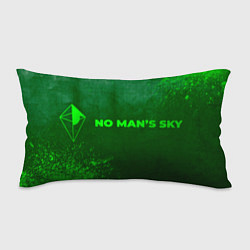 Подушка-антистресс No Mans Sky - green gradient по-горизонтали, цвет: 3D-принт