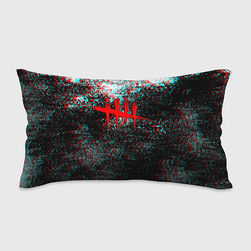 Подушка-антистресс Dead by daylight краски глитч / 3D-принт – фото 1