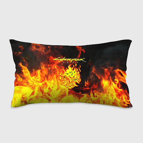 Подушка-антистресс Samurai fire cyberpunk / 3D-принт – фото 1