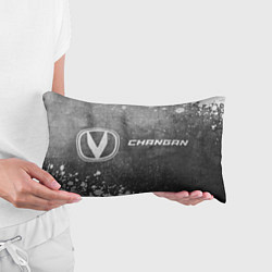 Подушка-антистресс Changan - grey gradient по-горизонтали, цвет: 3D-принт — фото 2