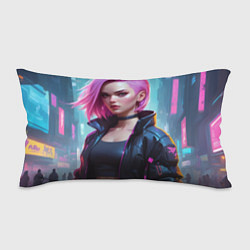 Подушка-антистресс Cyberpunk 2077 a girl