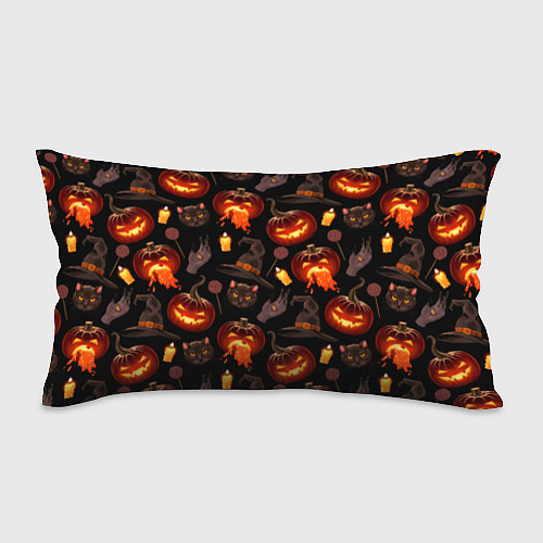 Подушка-антистресс Хэллоуин цветной паттерн / 3D-принт – фото 1