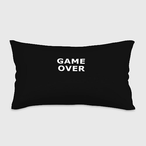 Подушка-антистресс Game over white logo / 3D-принт – фото 1