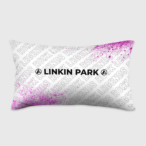 Подушка-антистресс Linkin Park 2024 rock legends по-горизонтали / 3D-принт – фото 1