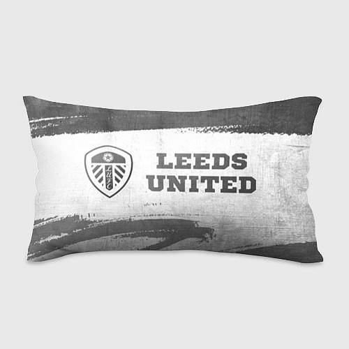 Подушка-антистресс Leeds United - white gradient по-горизонтали / 3D-принт – фото 1