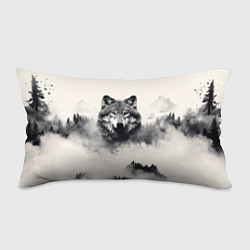 Подушка-антистресс Голова серого волка