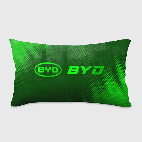 Подушка-антистресс BYD - green gradient по-горизонтали / 3D-принт – фото 1