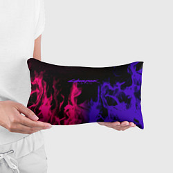 Подушка-антистресс Cyberpunk 2077 neon flame, цвет: 3D-принт — фото 2