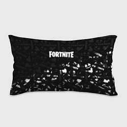 Подушка-антистресс Fortnite pattern black, цвет: 3D-принт