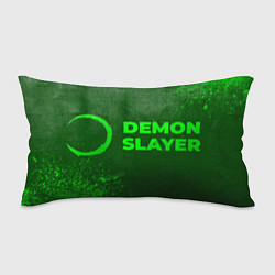 Подушка-антистресс Demon Slayer - green gradient по-горизонтали