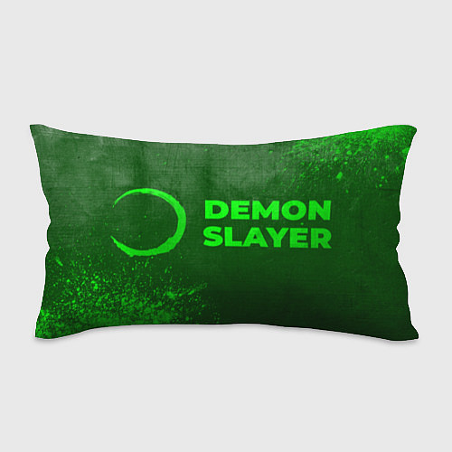 Подушка-антистресс Demon Slayer - green gradient по-горизонтали / 3D-принт – фото 1