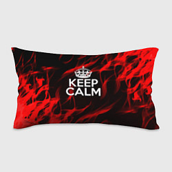 Подушка-антистресс Keep calm flame red, цвет: 3D-принт