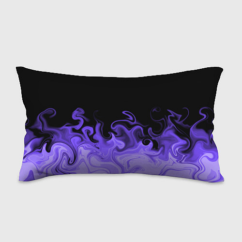 Подушка-антистресс Абстрактный фиолетовый огонь / 3D-принт – фото 1