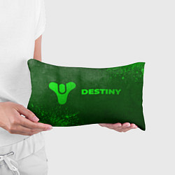 Подушка-антистресс Destiny - green gradient по-горизонтали, цвет: 3D-принт — фото 2