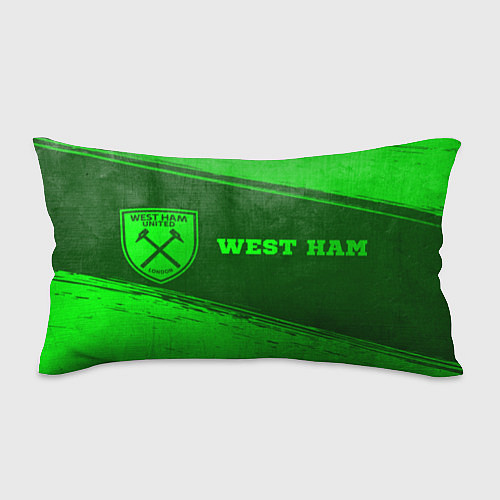 Подушка-антистресс West Ham - green gradient по-горизонтали / 3D-принт – фото 1