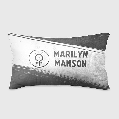 Подушка-антистресс Marilyn Manson - white gradient по-горизонтали / 3D-принт – фото 1