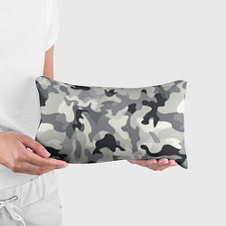 Подушка-антистресс Бело-серый камуфляж, цвет: 3D-принт — фото 2