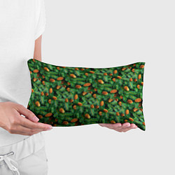 Подушка-антистресс Ёлка зелёная с шишками, цвет: 3D-принт — фото 2