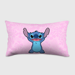 Подушка-антистресс Stitch on a pink background