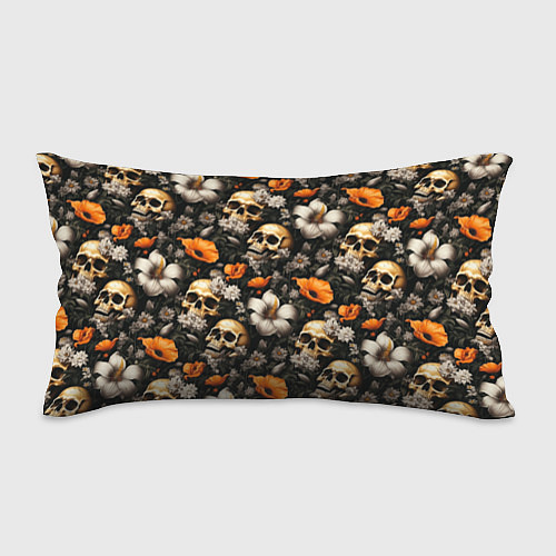 Подушка-антистресс Маки и черепа / 3D-принт – фото 1