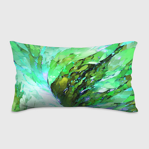 Подушка-антистресс Зелёная абстракция / 3D-принт – фото 1