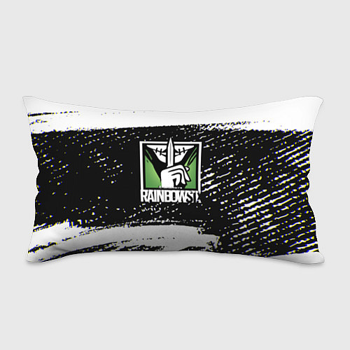 Подушка-антистресс Rainbow six краски штрихи / 3D-принт – фото 1