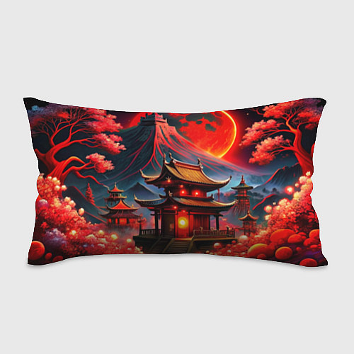 Подушка-антистресс Japan red nature / 3D-принт – фото 1
