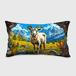 Подушка-антистресс Горный козел, цвет: 3D-принт