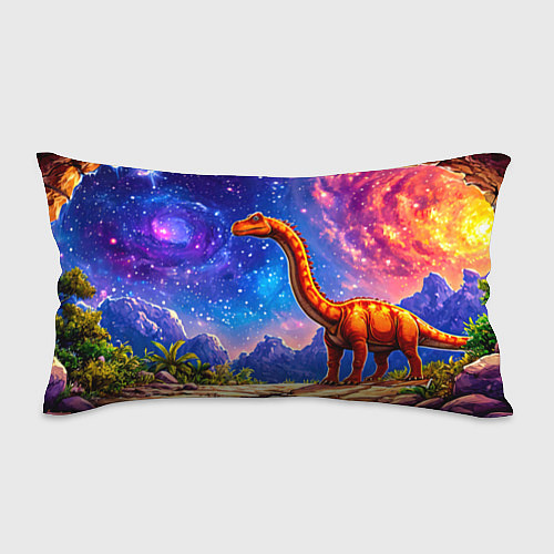 Подушка-антистресс Диплодок звездной ночью / 3D-принт – фото 1