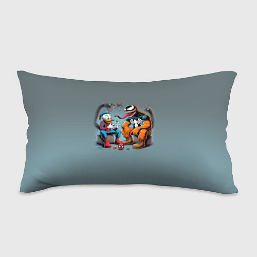 Подушка-антистресс Two dudes - Venom and Spider-Duck / 3D-принт – фото 1