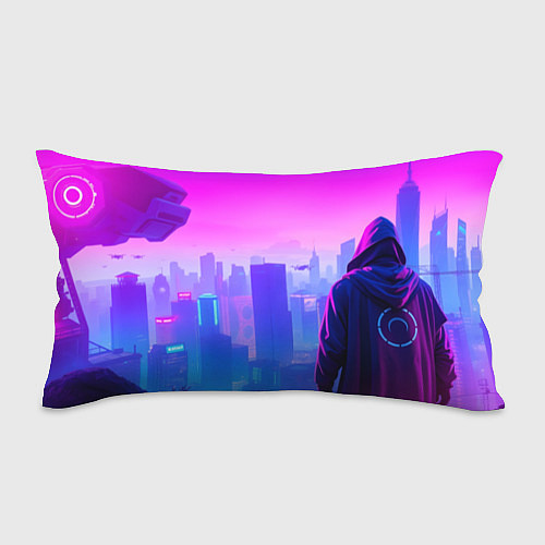 Подушка-антистресс Кибер вселенная / 3D-принт – фото 1