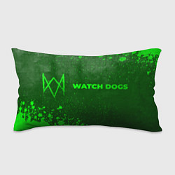 Подушка-антистресс Watch Dogs - green gradient по-горизонтали, цвет: 3D-принт