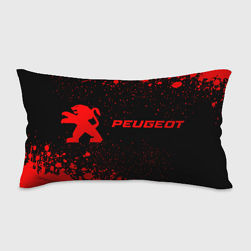 Подушка-антистресс Peugeot - red gradient по-горизонтали / 3D-принт – фото 1