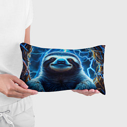 Подушка-антистресс Ленивец в разрядах молний, цвет: 3D-принт — фото 2