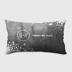 Подушка-антистресс Twenty One Pilots - grey gradient по-горизонтали, цвет: 3D-принт