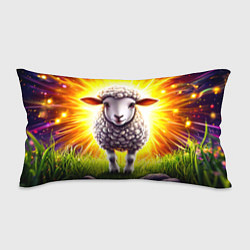 Подушка-антистресс Овечка в ярких лучах, цвет: 3D-принт