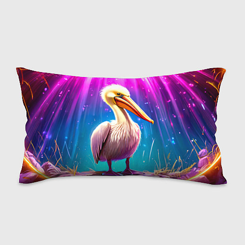Подушка-антистресс Пеликан в сиянии лучей / 3D-принт – фото 1