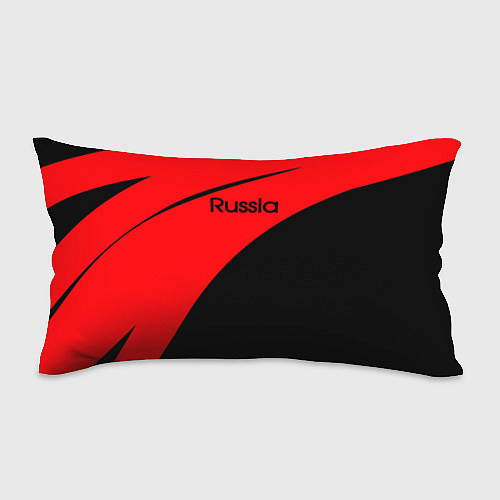 Подушка-антистресс Russia красно-чёрный / 3D-принт – фото 1