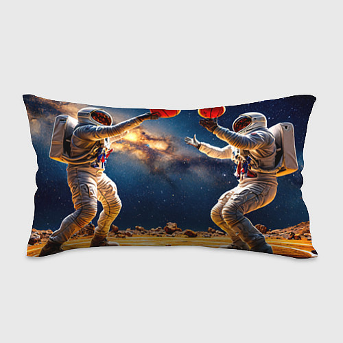 Подушка-антистресс Космонавты перекидываются баскетбольными мячами / 3D-принт – фото 1