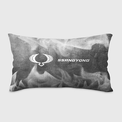Подушка-антистресс SsangYong - grey gradient по-горизонтали / 3D-принт – фото 1