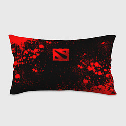 Подушка-антистресс Красные брызги - Dota 2, цвет: 3D-принт