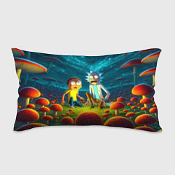 Подушка-антистресс Rick and Morty on the fly agaric planet