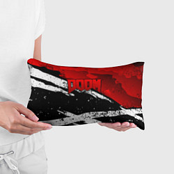 Подушка-антистресс Дум - белый и красный, цвет: 3D-принт — фото 2