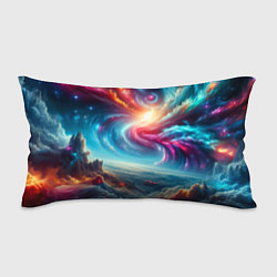 Подушка-антистресс Fantastic neon space landscape - ai art fantasy