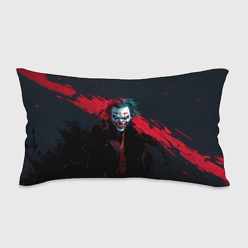Подушка-антистресс Джокер и красная полоса краски / 3D-принт – фото 1
