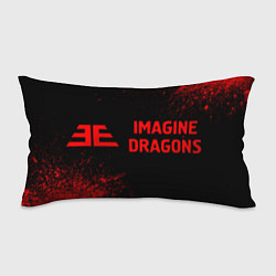 Подушка-антистресс Imagine Dragons - red gradient по-горизонтали, цвет: 3D-принт