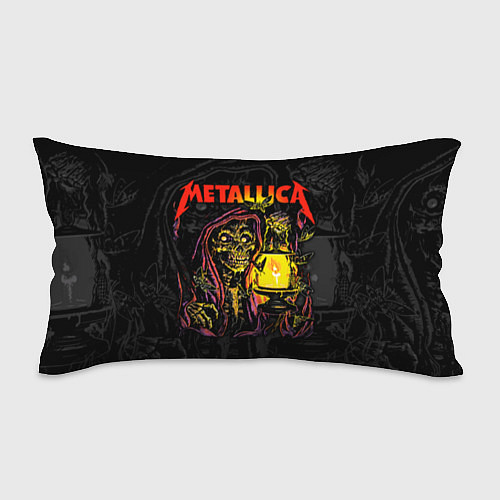 Подушка-антистресс Metallica - skeleton with a lantern / 3D-принт – фото 1