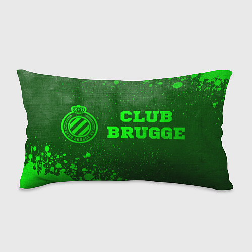 Подушка-антистресс Club Brugge - green gradient по-горизонтали / 3D-принт – фото 1